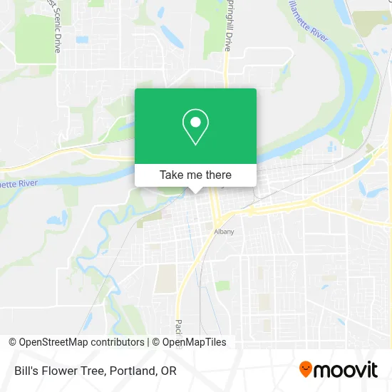 Bill's Flower Tree map