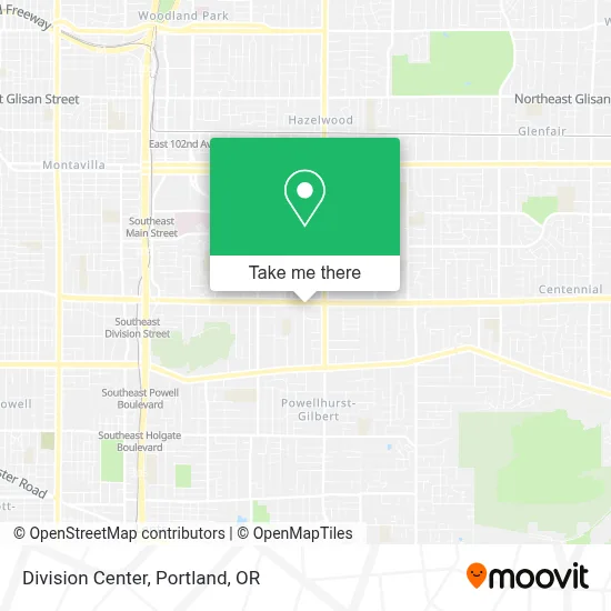 Division Center map