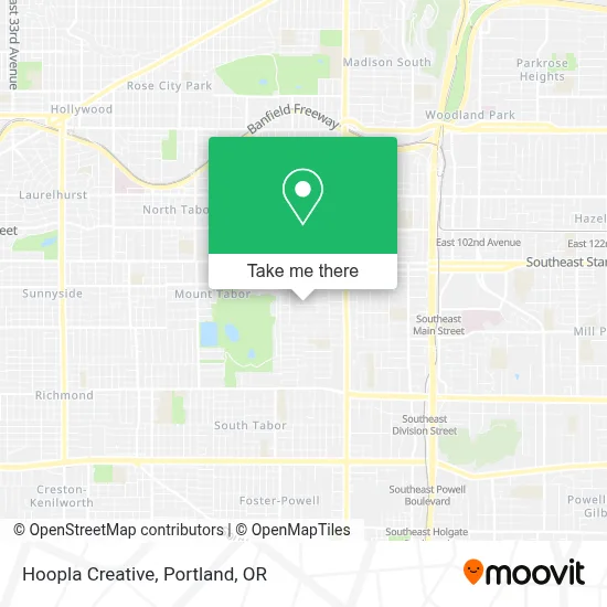 Hoopla Creative map