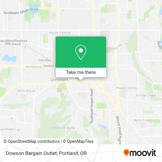 Dowson Bargain Outlet map