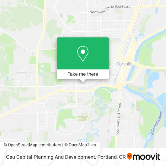 Osu Capital Planning And Development map