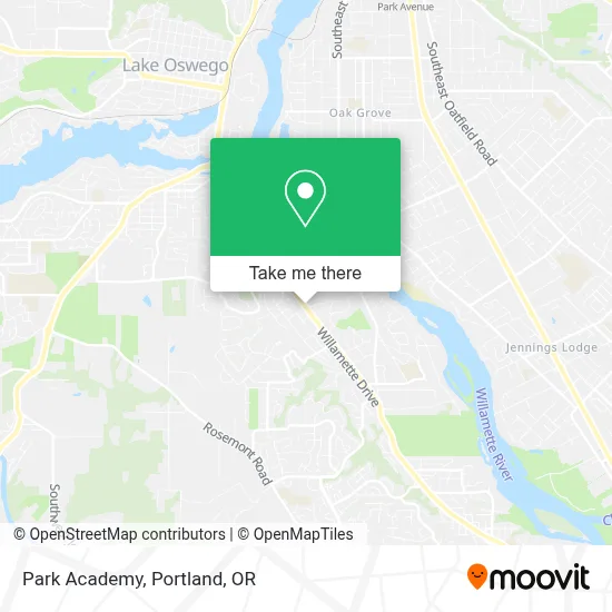 Park Academy map