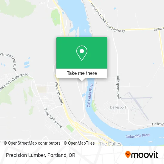 Precision Lumber map