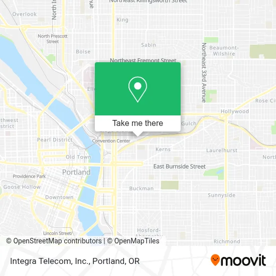 Integra Telecom, Inc. map