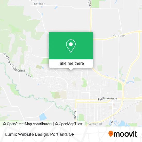 Lumix Website Design map