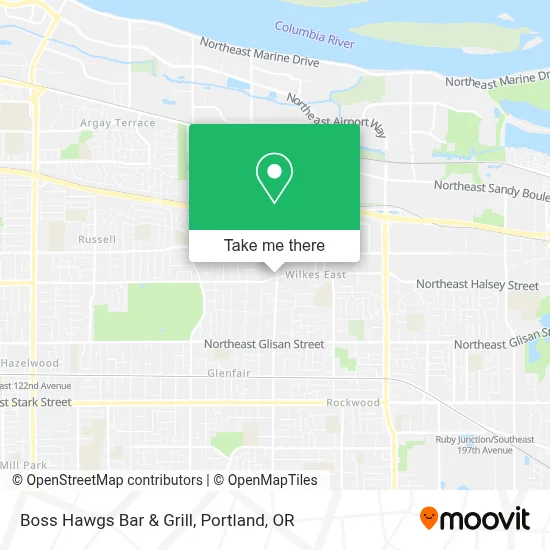 Boss Hawgs Bar & Grill map