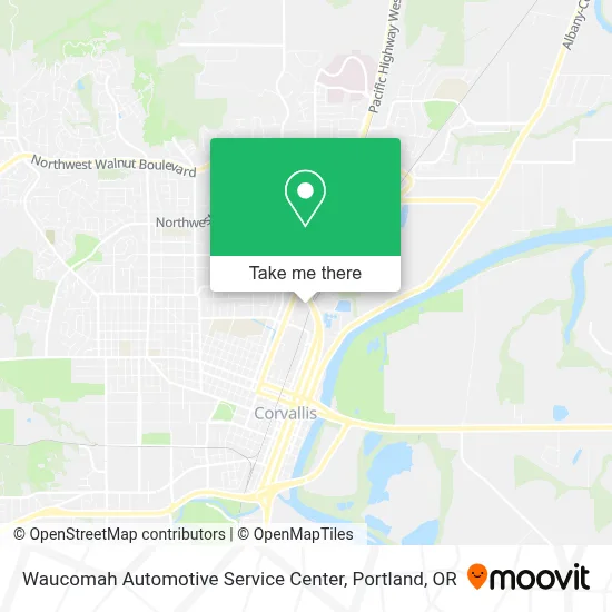Waucomah Automotive Service Center map