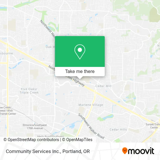 Community Services Inc. map