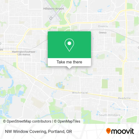 NW Window Covering map