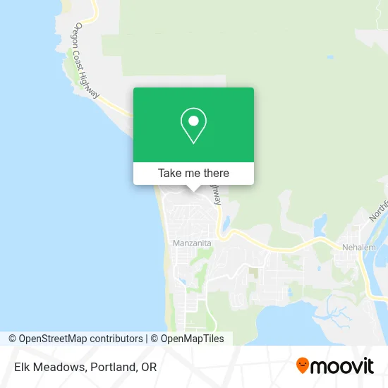 Elk Meadows map