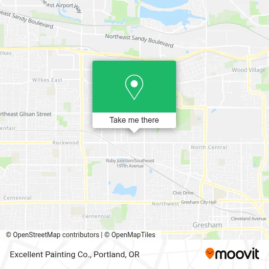 Excellent Painting Co. map