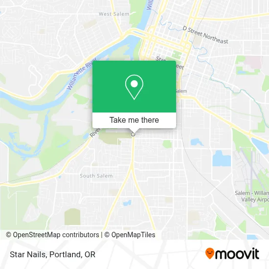 Star Nails map