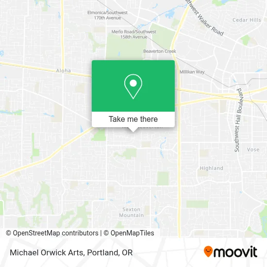 Michael Orwick Arts map