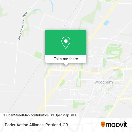 Poder Action Alliance map