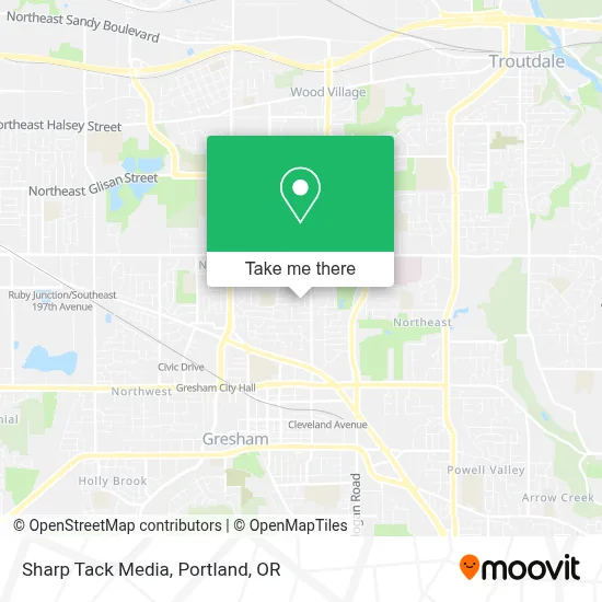 Sharp Tack Media map