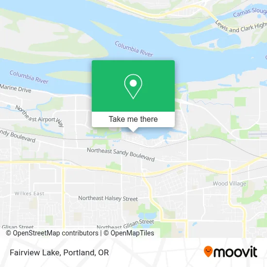 Fairview Lake map