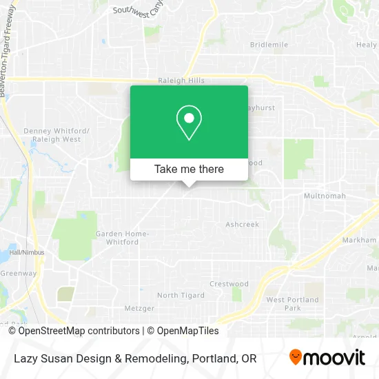 Lazy Susan Design & Remodeling map