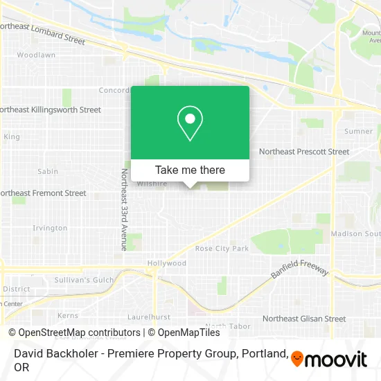 David Backholer - Premiere Property Group map