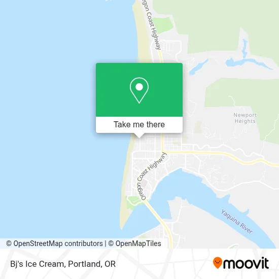 Bj's Ice Cream map
