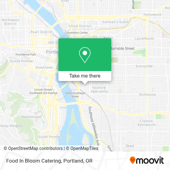 Food In Bloom Catering map