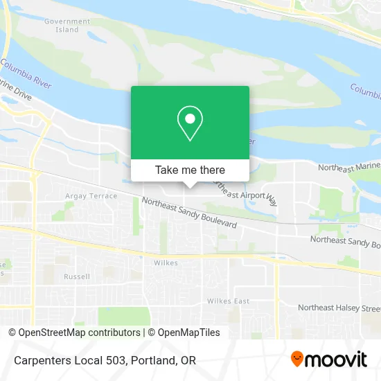 Carpenters Local 503 map