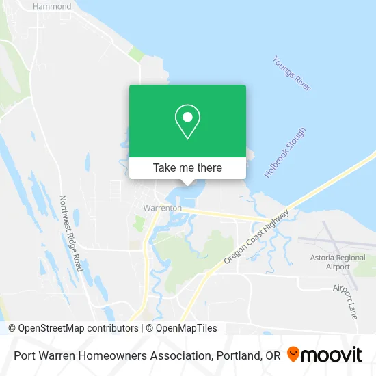 Port Warren Homeowners Association map