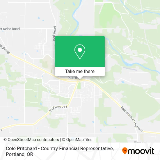 Cole Pritchard - Country Financial Representative map