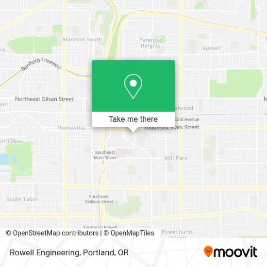 Rowell Engineering map