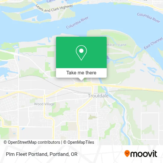 Plm Fleet Portland map