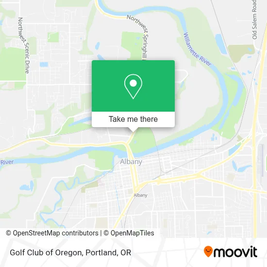 Golf Club of Oregon map