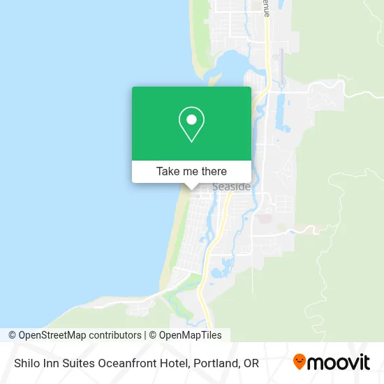 Shilo Inn Suites Oceanfront Hotel map