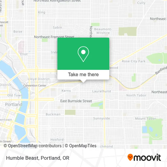Humble Beast map