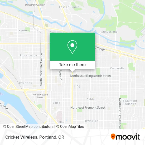 Cricket Wireless map
