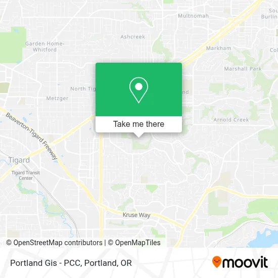 Portland Gis - PCC map