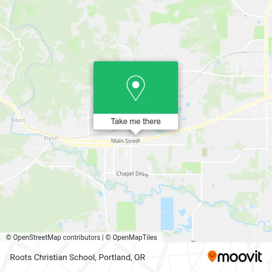 Roots Christian School map