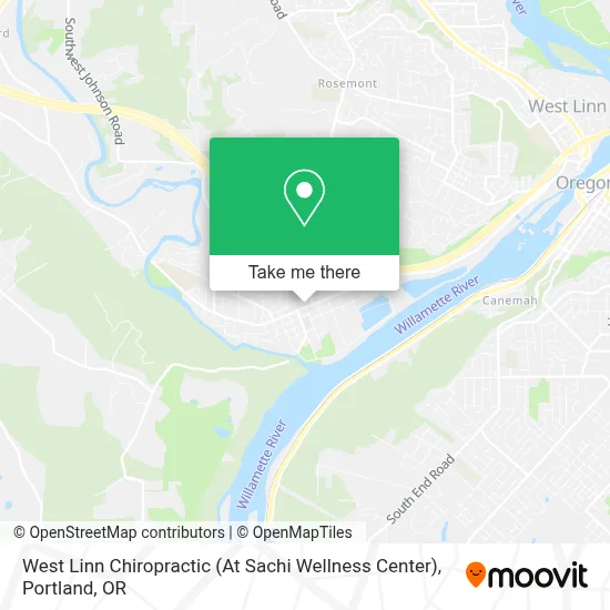West Linn Chiropractic (At Sachi Wellness Center) map