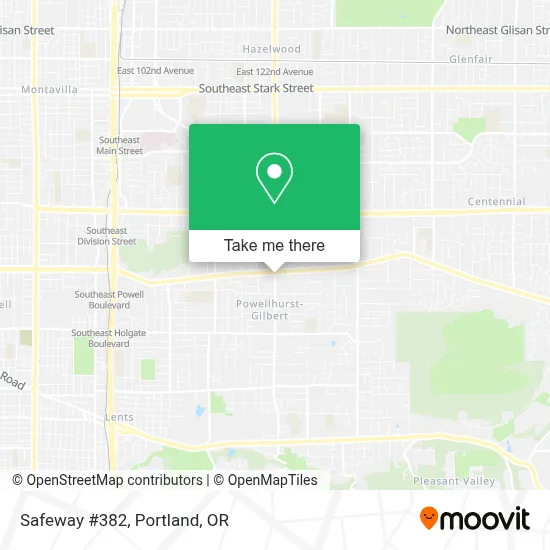 Safeway #382 map