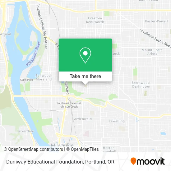 Duniway Educational Foundation map