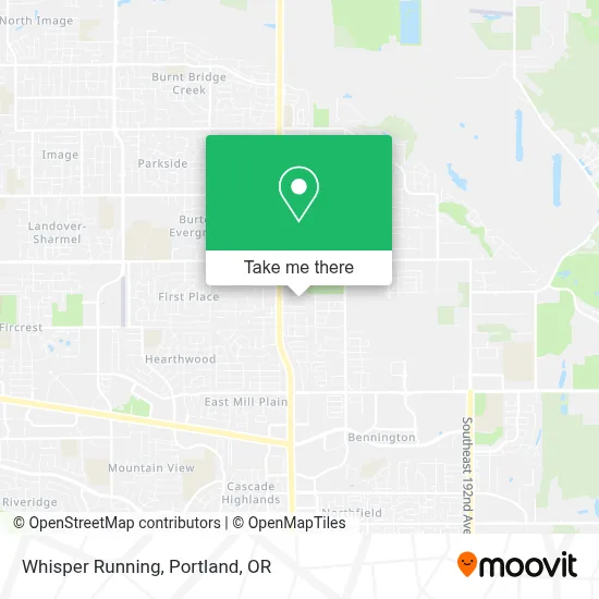 Whisper Running map