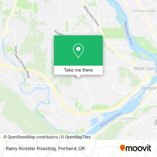Rainy Rooster Roasting map