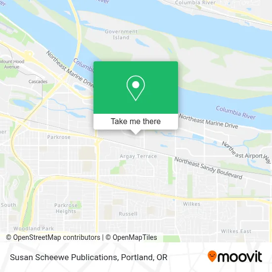Susan Scheewe Publications map