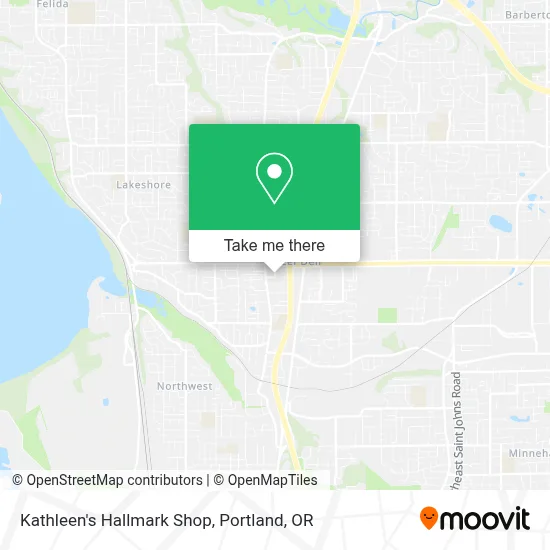 Kathleen's Hallmark Shop map