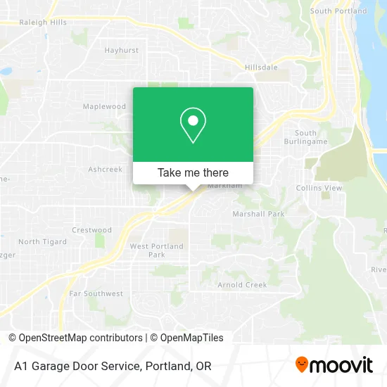 A1 Garage Door Service map