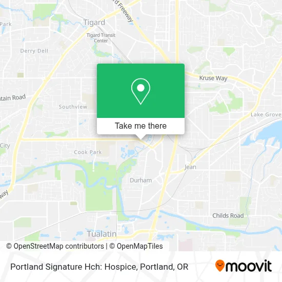 Portland Signature Hch: Hospice map