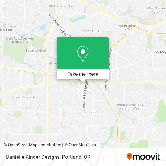 Danielle Kinder Designs map