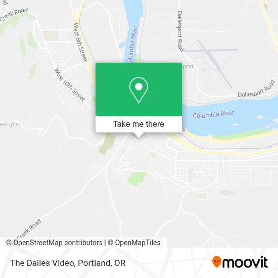The Dalles Video map