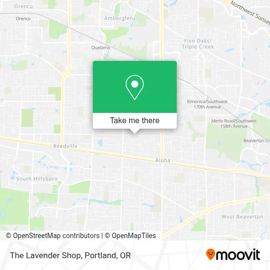 The Lavender Shop map