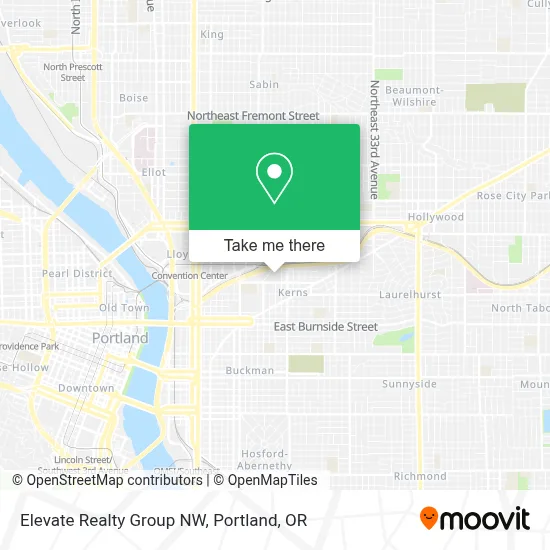 Elevate Realty Group NW map