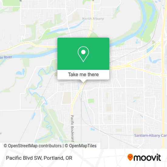Pacific Blvd SW map