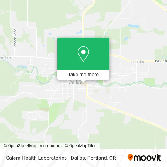 Salem Health Laboratories - Dallas map
